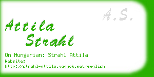 attila strahl business card